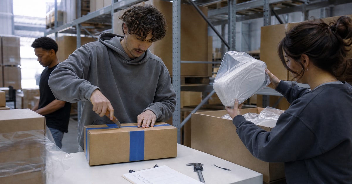 Flapen cover for What to include in an Amazon listing product video: opening the first supplier carton at the QC bench