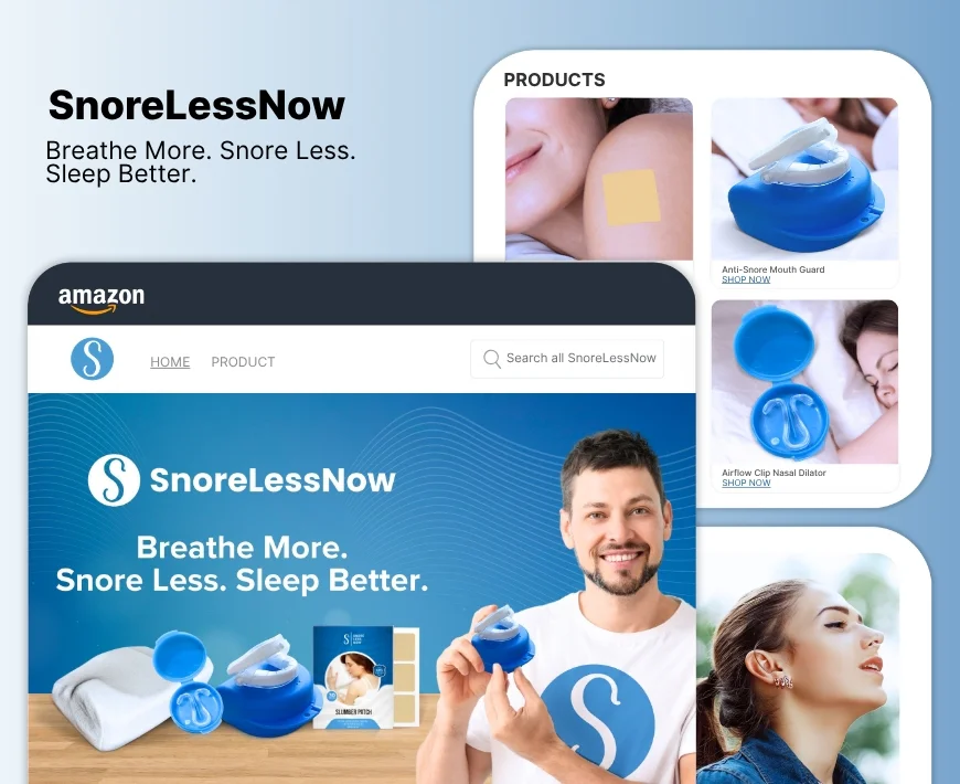 SnoreLessNow creative
