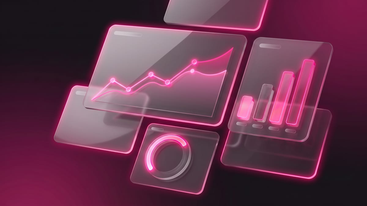 Screenshot of Flapen’s market analysis dashboard showing growth trajectory, market size, and return rate data points for an example market